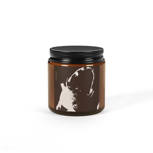 Aureatoir.com-Apple Coconut Scented Soy Candle (Multi-Size, Amber Jar)