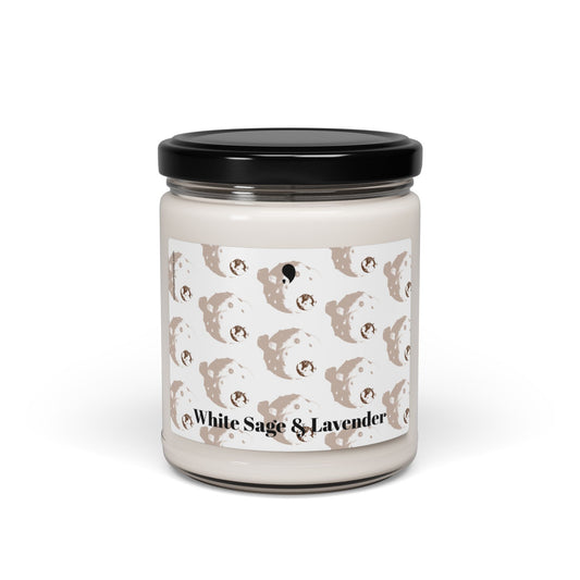 Aureatoir.com-Unscented Scented Soy Candle, Clear Vessel, 9oz