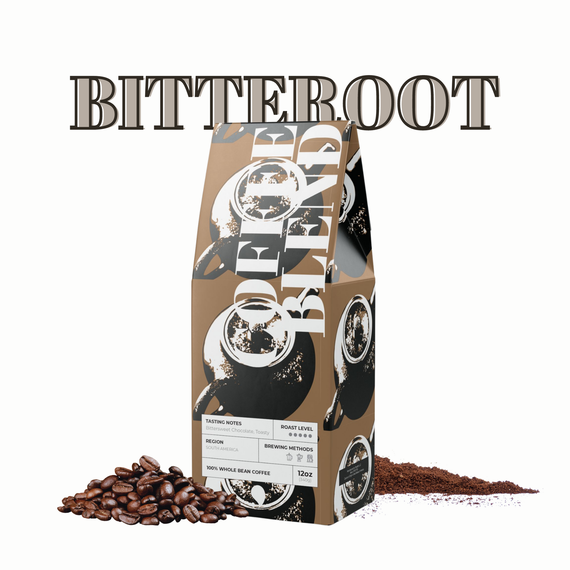 Aureatoir.com-Bitterroot Coffee Blend (Dark French Roast)