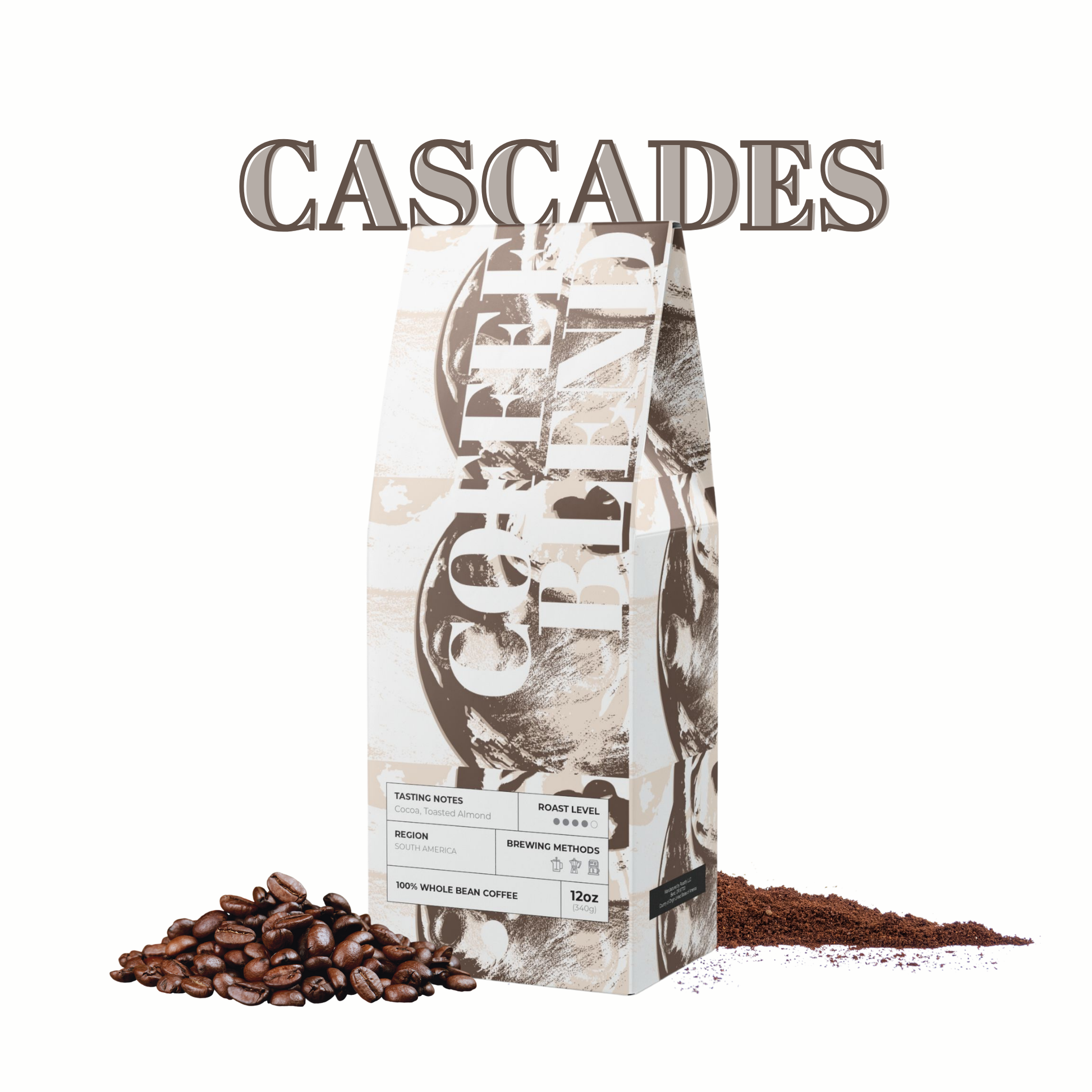 Aureatoir.com-Cascades Coffee Blend (Medium-Dark Roast)