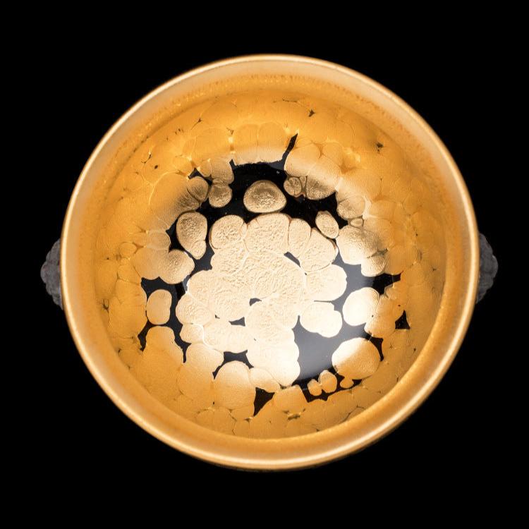 God-Beast-Golden-Glazed-Ceramic-Bowl-top-view