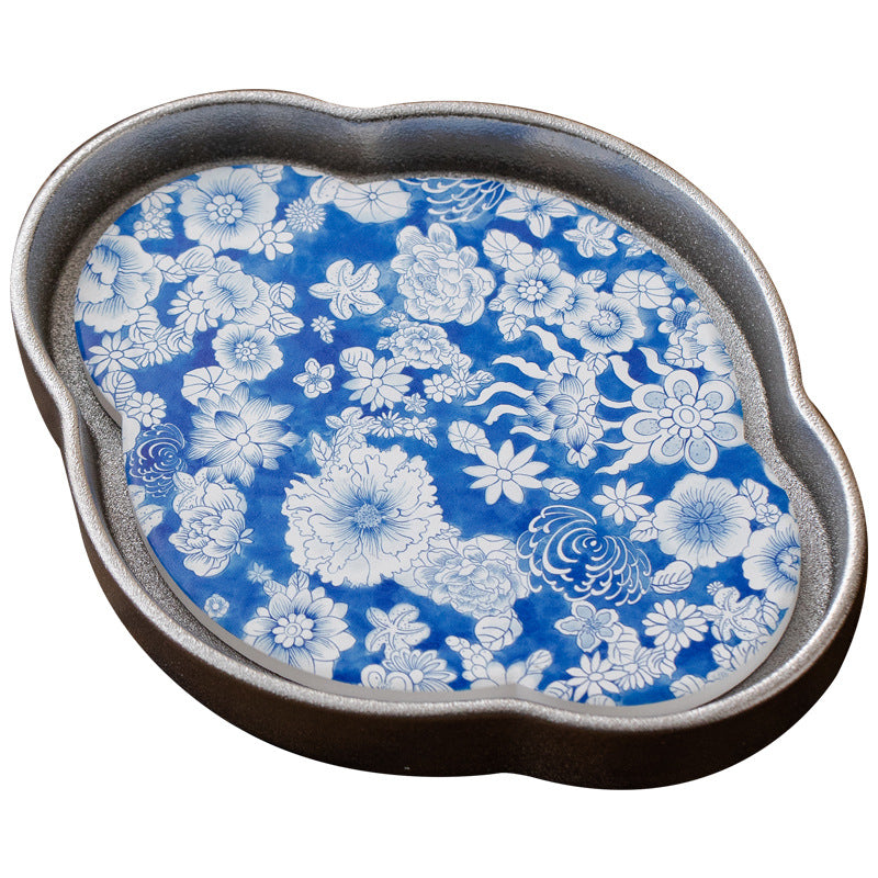 Silver-Gilt-Draining-Coasters-Blue-Floral