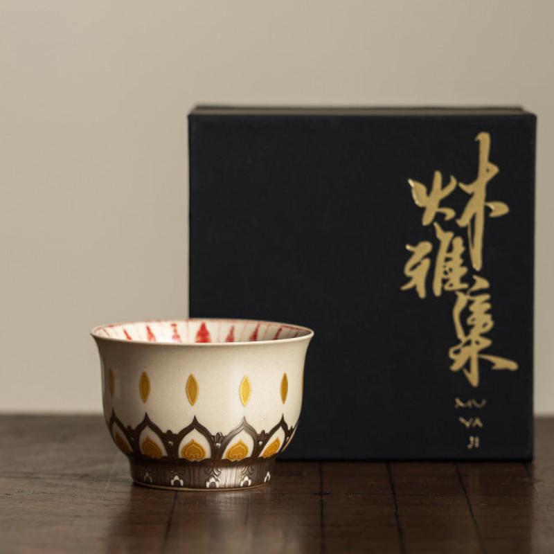 Silver-Gilt-Polychrome-Porcelain-Mini-Bowl-with-Gift-Box-buddha