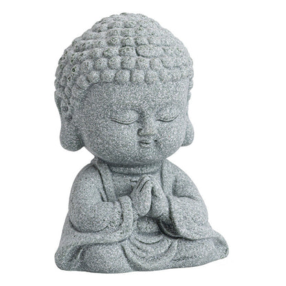 Sandstone Buddha Decor Incense Holder on a white background