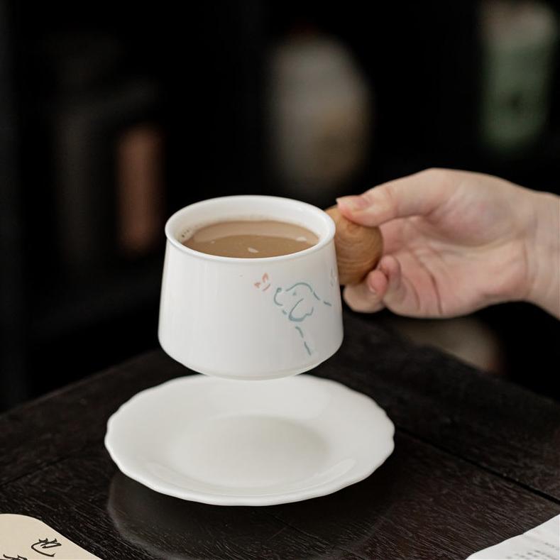 Animal Coffee Mug with Coaster 10