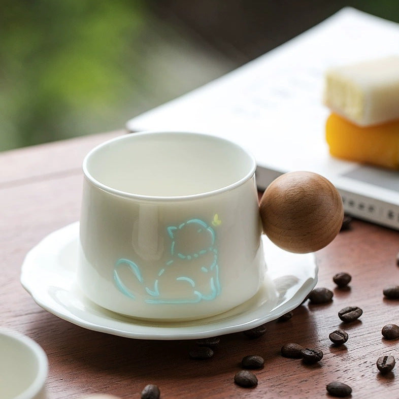 Animal Coffee Mug with Coaster 2